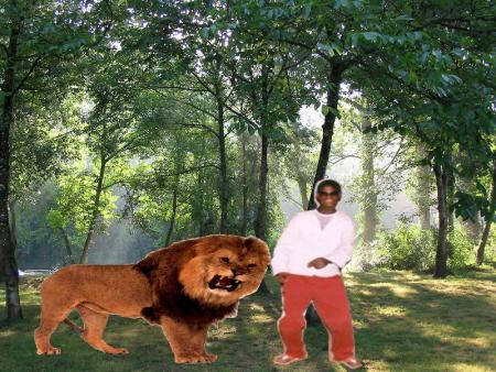 mbaye et le lion
